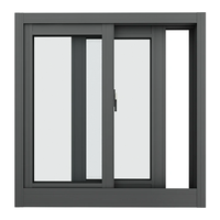 Ventanas Corredizas de Doble Acristalamiento en Oferta, Ventana Corrediza de Aluminio con Vidrio Low-E y Mosquitera