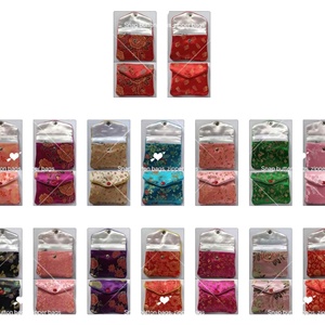 ซองกำมะหยี่ใส่เครื่องประดับแบบมีโลโก้  ซองกำมะหยี่สีแดง  ถุงใส่สร้อยคอ  ซองกำมะหยี่ไมโครไฟเบอร์สำหรับใส่เครื่องประดับ - Product Image 1