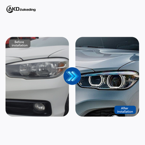 Feux avant AKD Car Styling pour BMW F20, phares à LED 2015-2018, Série 1, 118i, 120i, 125i, M140i, double couleur DRL, accessoire automobile - Product Image 3