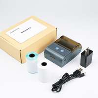 Impresora Térmica Portátil de 58 mm, Inalámbrica, Bluetooth, Puerto Serie RS232, Mini Impresora de Recibos y Boletos POS para Teléfono Móvil