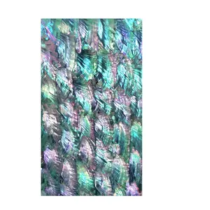 XE-067 사용자 정의 다채로운 자연 쉘 종이 가리비 쉘 쉘 모자이크 예술 보석 장식