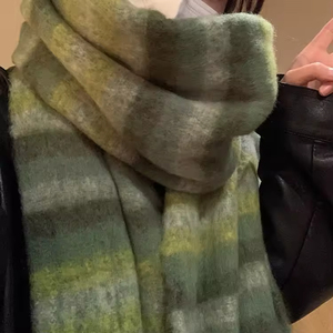 Khăn len có thể điều chỉnh: Món đồ thời trang có họa tiết, mang vẻ đẹp hiện đại của đô thị, khăn <span class=keywords><strong>polyester</strong></span> ấm áp - Product Image 3