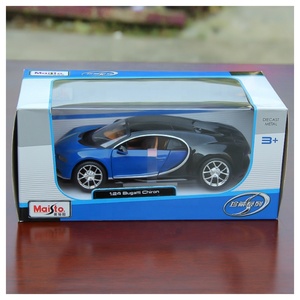 รถโมเดล Maisto Diecast 1:24 <span class=keywords><strong>Bugatti</strong></span> <span class=keywords><strong>Chiron</strong></span> ทำจากโลหะผสม พร้อมเสียงและไฟ ของสะสม ของเล่นเด็ก - Product Image 6