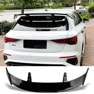 Alerón Negro Brillante para Audi A1 Sportback Q2 Q3 Q5 Q7 A3 Hatchback, Accesorios Universales para Maletero Trasero con Superficie de Carbono - Product Image 2