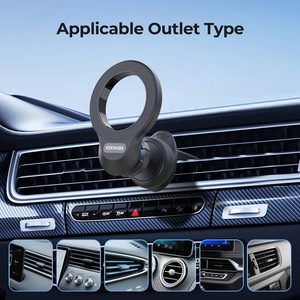 Factory Wholesale OEM Suction Cup Air Vent Smartphone Car Mount ABS 360 Degree Rotation Durable Stable Clip-On Mobile Holder - Product Image 6