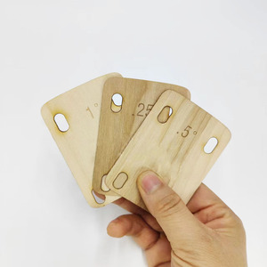 HIVE3pcs Cales de réglage de la hauteur du manche de guitare 0.25 0.5 1 Degré en érable pour guitare électrique, pièces de rechange pour manche de guitare - Product Image 5