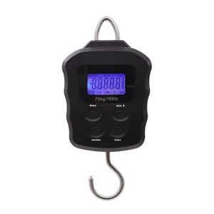 Balança eletrônica portátil para pescar peixes, equipamento eletrônico à prova d'água de boa qualidade, 50kg, 110lb, 10g, balança digital para carpas e peixes