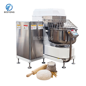Heavy Duty 130L 200L 240L Grande Capacité Commercial Boulangerie Tilying Gâteau Pâte Mélangeur Pâte Spirale Mélangeur Horizontal Pâte Mélangeur - Product Image 1