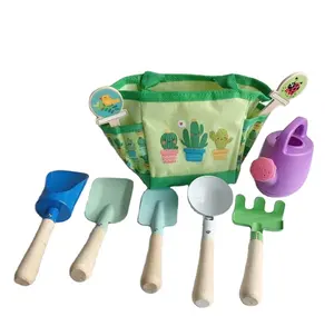 9 шт. детские пляжные игрушки для детей песок Лопата для отдыха на открытом воздухе сумка для инструмента комплект одежды для всей семьи, Интерактивная игрушка набор игровой песок, садоводство посадки садовые инструменты