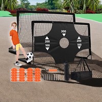 Offre Spéciale : Équipement d'entraînement de football pliable en acier écologique avec but pop-up et options personnalisables