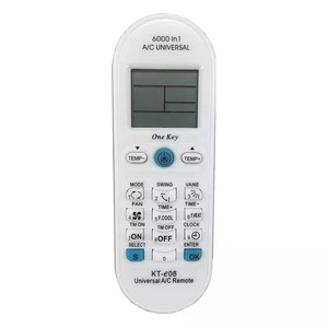Control Remoto Universal para Aire Acondicionado KT-e08 6000 en 1 para Fujitsu Panasonic - Product Image 1