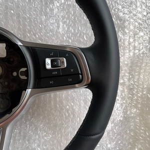 Volante <span class=keywords><strong>de</strong></span> Cuero Negro Completo para Volkswagen Golf MK7 MK7.5 MK8 GTI R Jetta Passat B8 Tayron T Roc <span class=keywords><strong>Arteon</strong></span> Atlas, Venta al Por Mayor - Product Image 2