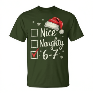 T-shirt de Noël drôle et coquin pour adultes unisexe – Motif Meme de Noël 6-7 - Product Image 2