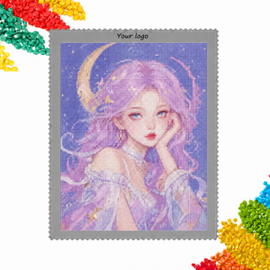 Kit Pittura Diamante 5D Fantasy Moon Girl - Principessa Anime Fai da Te, Arte con Diamanti a Copertura Totale, Fornitore OEM all'Ingrosso - Product Image 1