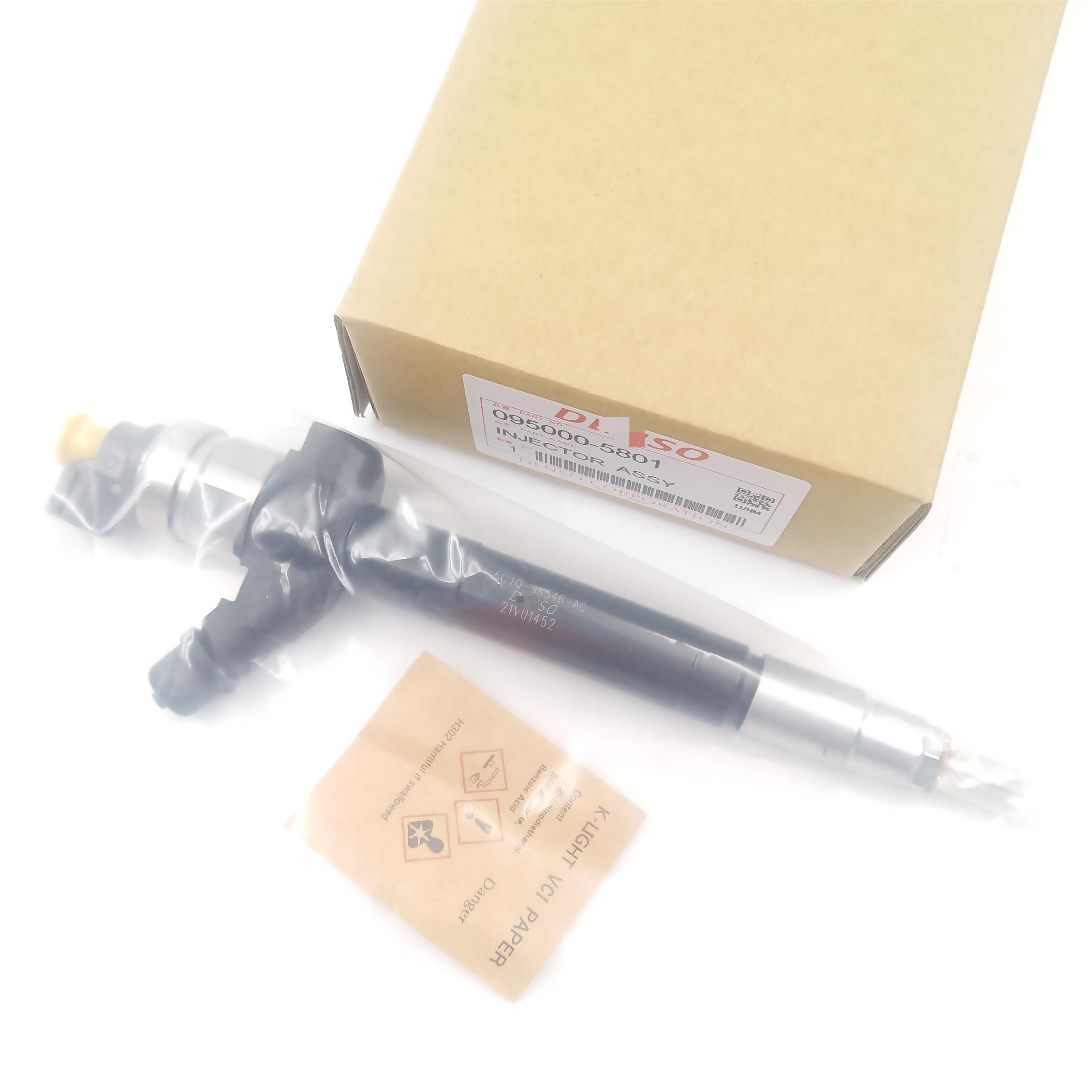 Hot sale  diesel fuel injector 095000-5800 095000-5801 common rail  injector 6C1Q-9K546AC for FORD 6C1Q-9K546-AC