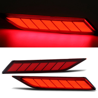 Lampu Bumper Belakang 12V untuk Cross 2023 2024 2025 Lampu Reflektor Tahan Air dengan Fungsi Lampu Rem dan Sein