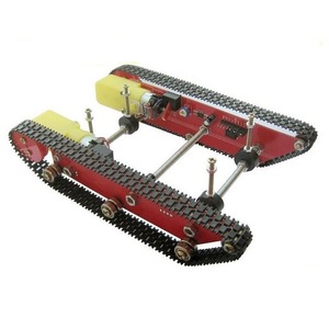 Tanque Robô Chassis Do Carro Inteligente + Acrílico Placa Pista Integrado <span class=keywords><strong>2</strong></span> Motores para Arduinos - Product Image 1