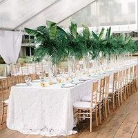 Nappe tissée en dentelle blanche moderne brodée Boho fête mariage saint valentin écologique lavable taille personnalisée