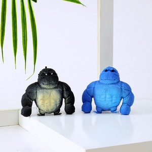 Deng Mei Squishy <b>Gorilla</b> Toy 20 Per <b>Box</b> Stress Relief Fidget Toy For Youth And Kids Unisex Plastic Decompression Plaything - Product Image 4