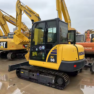 Excavatrice Komatsu PC56 d'occasion à prix compétitif à l'état neuf avec composants centraux moteur boîte de vitesses pompe à engrenages prête à vendre - Product Image 3