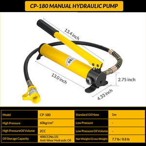 <span class=keywords><strong>Pompe</strong></span> <span class=keywords><strong>hydraulique</strong></span> <span class=keywords><strong>manuelle</strong></span> portable haute pression YRT CP-180 <span class=keywords><strong>Enerpac</strong></span> pour vérin - Product Image 6