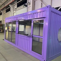 Offre Spéciale : Maison Conteneur Maritime 20 pieds en Acier, 2 Chambres, Bureau Portable, Démontable, Préfabriquée, Modulaire