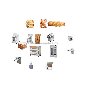ベーカリーソリューションコマーシャルベーカリーレストラン機器ピザパンベーキング用のフルベーカリー機器セット