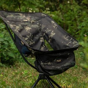 Silla Plegable de Aluminio Ligera para Pesca, Senderismo y Camping, con Capacidad de Peso de 130 kg, Correa para el Hombro, Ideal para Playa y Parque - Product Image 6