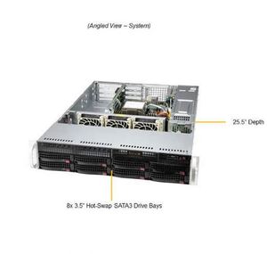 Servidor en Rack Supermicro 2U Sys-520p Intel Xeon NUEVO en Stock - Product Image 1