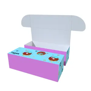 Customized Printing Take Away Bakery Donuts Paper Box