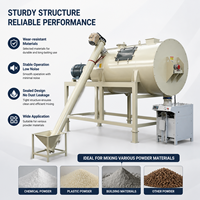 Mezcladora Horizontal Confiable para Línea de Producción de Cemento y Arena, Incluye Celda de Carga y Silo de Almacenamiento, Producción de 4T/H