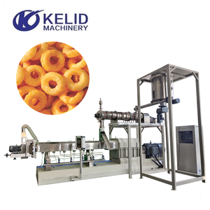New Double Screw Extruder Full Production Line Large Capacity Electric/Gas Steam Puffing Cheese Ball Puffed <strong>Corn</strong> <strong>Snacks</strong> Making - Product Image 6