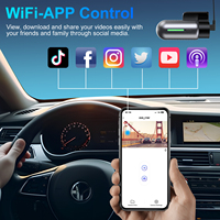 Mini 1296P Fhd 1080P Dashcam Relee Voorste Autocamera Met Wifi Afstandsbediening G-Sensor Lus Opname Voor Voertuigopname