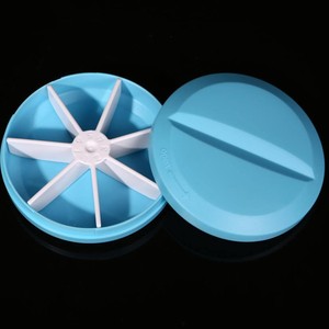 Rotating 7 Days Pill Box Large Capacity Sealed Portable Medicine Storage Case With Compartments For Daily Use - Product Image 3