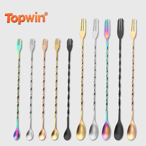24cm 32cm Stainless Steel Long Handle Bar Tea <b>Spoon</b> <b>Coffee</b> Cupping Stirring Mixing <b>Spoons</b> for Handmade Use for Wine Bar Tools - Product Image 1