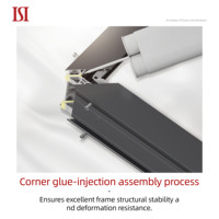 Ventanas abatibles de aluminio de doble acristalamiento de marca superior Hurricane Impact Thermal Break Diseño cómodo para la aleación de aluminio de la casa