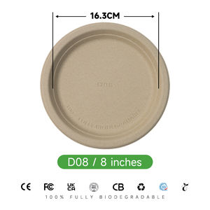 Piatti Monouso Biodegradabili OEM in Lolla di Riso, Piatti Compostabili per Catering all'Aperto - Product Image 3