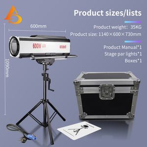 AICPOSE - Foco LED de Seguimiento de 600w para Proyección de Perfiles, Ideal para Bodas, Conciertos y Teatro, con Estuche de Transporte - Product Image 3