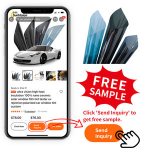 Film de fenêtre teinté SunVision en gros, <span class=keywords><strong>meilleur</strong></span> film pare-soleil, rouleau de film de fenêtre avec isolation thermique à 90%, film de fenêtre en céramique nano <span class=keywords><strong>pour</strong></span> automobile - Product Image 2