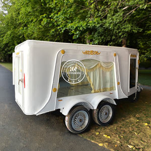 Remorque de cercueil de luxe OEM spéciale à 4 roues, traînée par des chevaux, pour équipement funéraire - Product Image 5