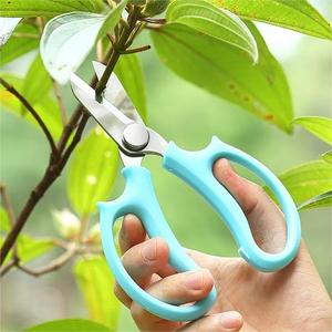 Ciseaux de jardin en acier inoxydable de qualité industrielle, bord lisse, manche en PP, multicolores, pour l'élagage des fleurs, l'horticulture et l'entretien des plantes - Product Image 5