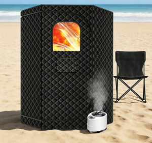 Sauna de Vapor Portátil, Plegable, Aislada, Grande, para Exteriores y Hogar, Ideal para Campamento - Product Image 1