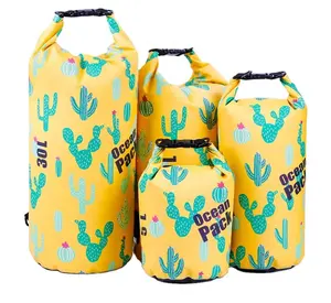 Yeni seçim sıcak satış 2/5/10/20/30L 500D PVC özel logo baskı su geçirmez okyanus çanta, okyanus paketi kuru çanta
