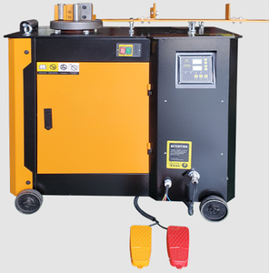 Cintreuse automatique de cerceaux en acier, cintreuse de barres d'armature avec moteur à engrenages PLC, composants essentiels, cintreuse d'acier fileté - Product Image 1