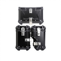 Support de rangement pour moto en alliage d'aluminium Xiao650 pour côté droit, avec capacité de 38L et 45L