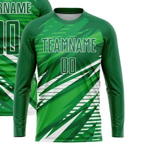 High Quality <b>Long</b> Sleeve Soccer Jersey Football Team Shirt Breathable Athletic Sportswear <b>Match</b> Training Uniform for Men Youth - Product Image 2