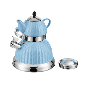 Hervidor silbante de 3.0L y 0.7L para cocina, de acero inoxidable, color personalizable, tetera para agua caliente, apto para estufa de inducción - Product Image 3