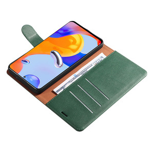 เคสโทรศัพท์หนัง PU ผิวลิ้นจี่มีช่องใส่บัตร3ช่องสำหรับ Xiaomi <span class=keywords><strong>redmi</strong></span> Note 12 <span class=keywords><strong>11</strong></span> 10 <span class=keywords><strong>Pro</strong></span> <span class=keywords><strong>redmi</strong></span> 9A Mi 13 - Product Image 2