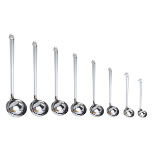 DFU195 Cucharón de Acero Inoxidable de Alta Calidad, Nueva Versión Mejorada, Diferentes Capacidades, para Sopa y Salsas - Product Image 2