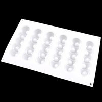 724 usine 6 trous chenille forme silicone bougie moule savon moule silicone bougie résine mousse gâteau moule main faire bricolage pas bpa